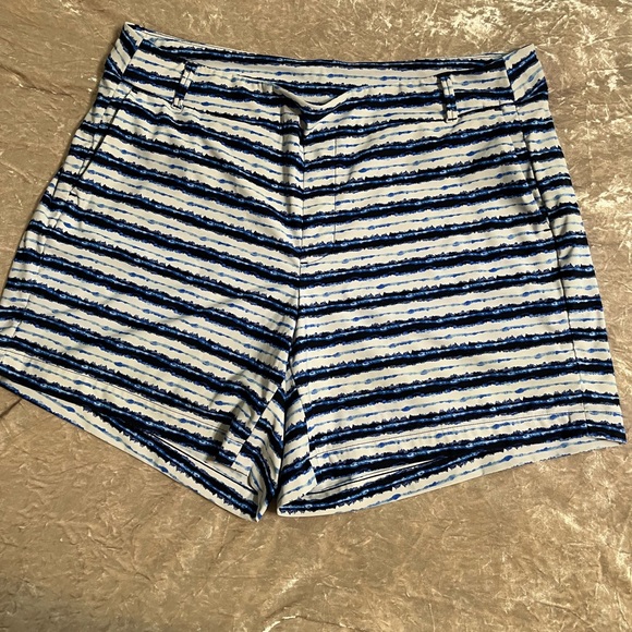 SPANX Pants - Striped Blue & White Women’s Shorts
